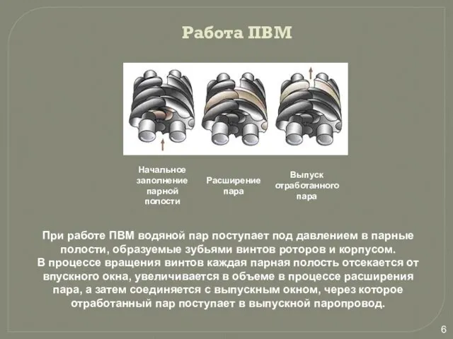 Работа ПВМ При работе ПВМ водяной пар поступает под давлением в парные