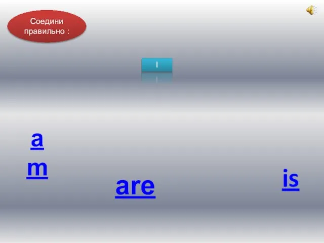 I are am is Соедини правильно :