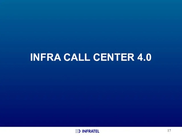 INFRA CALL CENTER 4.0