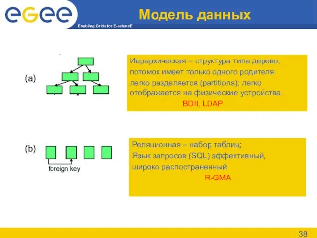 Модель данных Иерархическая – структура типа дерево; потомок имеет только одного родителя.