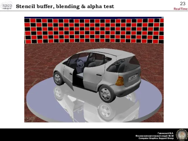 Stencil buffer, blending & alpha test