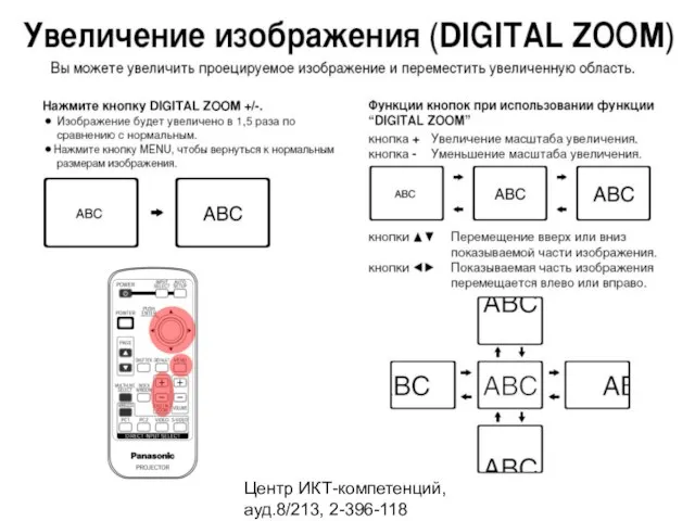 Центр ИКТ-компетенций, ауд.8/213, 2-396-118