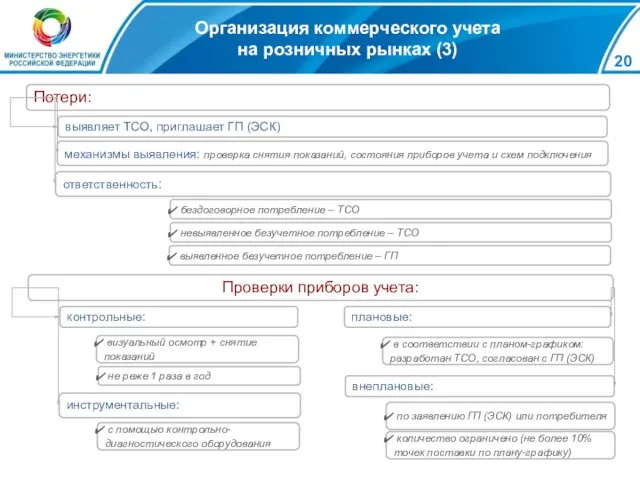 Организация коммерческого учета на розничных рынках (3) механизмы выявления: проверка снятия показаний,