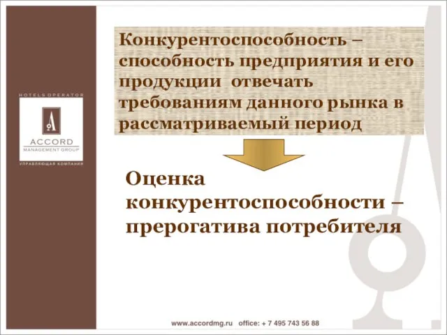 Конкурентоспособность – способность предприятия и его продукции отвечать требованиям данного рынка в