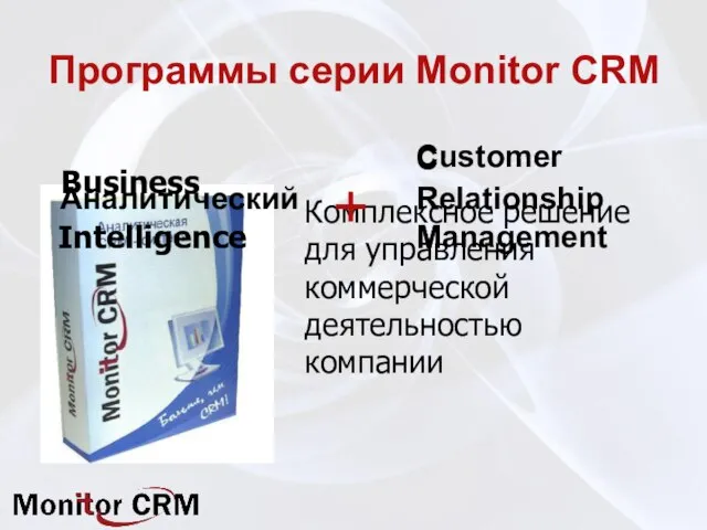 Аналитический Business Intelligence Customer Relationship Management C R M Комплексное решение для