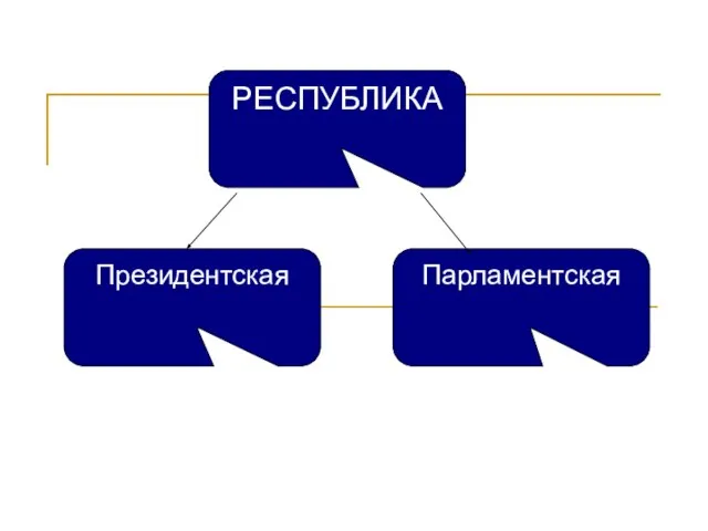 РЕСПУБЛИКА Парламентская Президентская