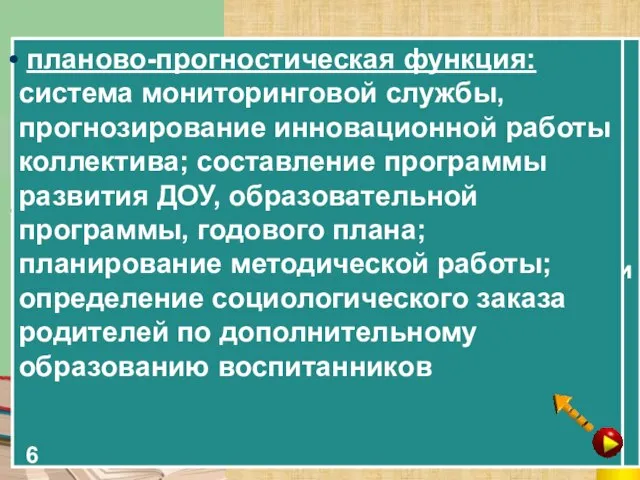 информационно-аналитическая функция: формирование банка данных о профессиональных качествах педагогов, педагогическом опыте, инновациях