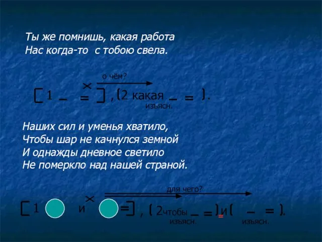 Ты же помнишь, какая работа Нас когда-то с тобою свела. Наших сил