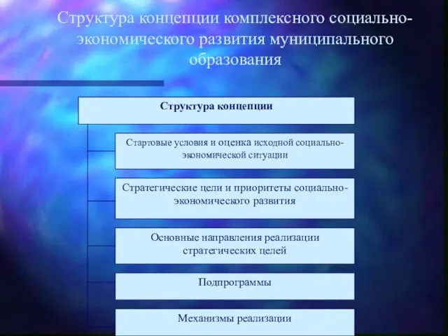 Структура концепции комплексного социально-экономического развития муниципального образования