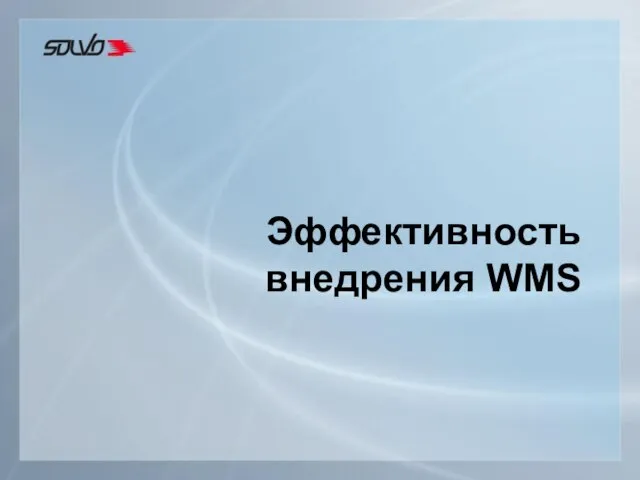 Эффективность внедрения WMS