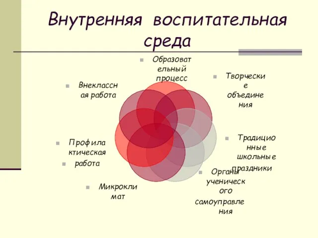 Внутренняя воспитательная среда