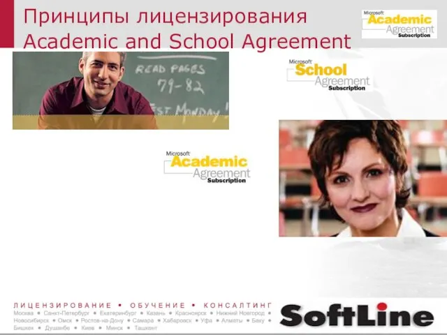 Принципы лицензирования Academic and School Agreement