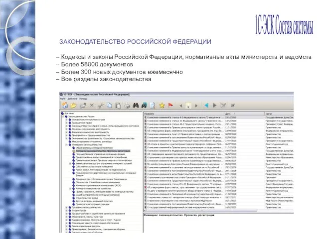 ЗАКОНОДАТЕЛЬСТВО РОССИЙСКОЙ ФЕДЕРАЦИИ Кодексы и законы Российской Федерации, нормативные акты министерств и