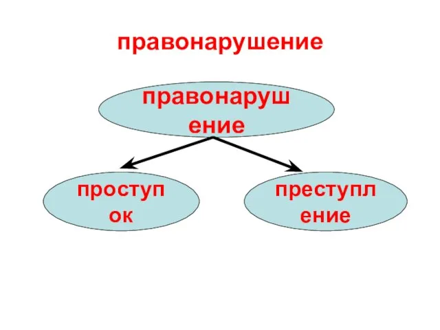 правонарушение правонарушение проступок преступление