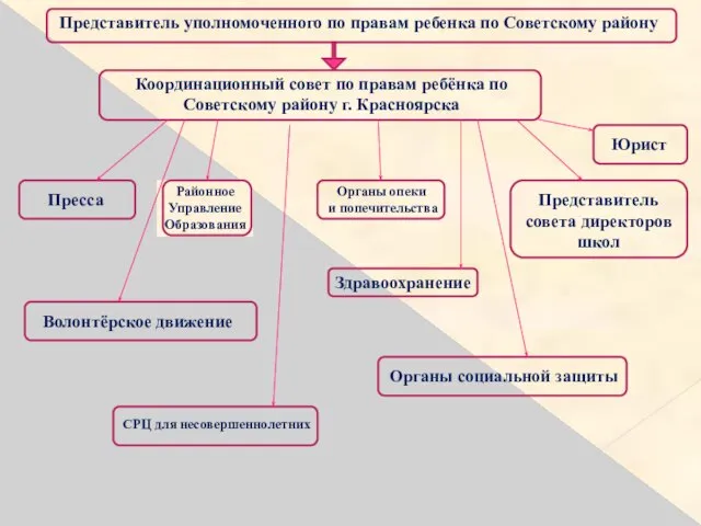 Районное Управление Образования Органы опеки и попечительства Пресса Юрист Представитель совета директоров