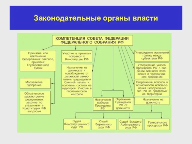 Законодательные органы власти