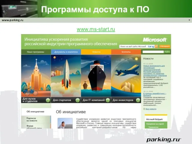 Программы доступа к ПО * www.ms-start.ru