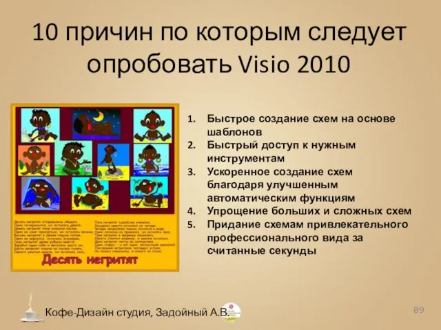 10 причин по которым следует опробовать Visio 2010 0 Кофе-Дизайн студия, Задойный