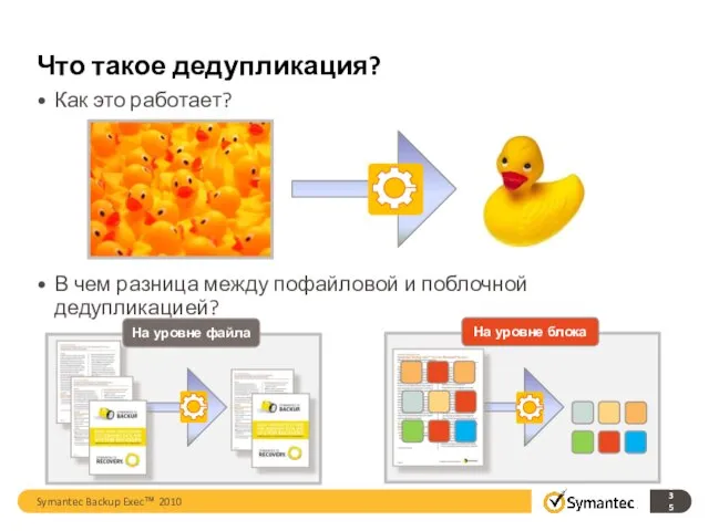 Что такое дедупликация? Как это работает? В чем разница между пофайловой и