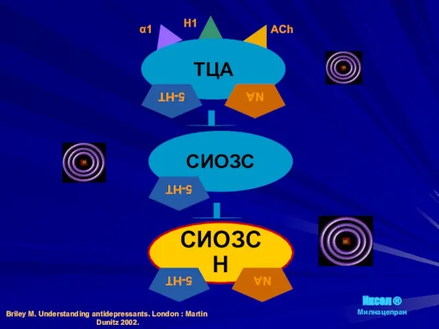 Briley M. Understanding antidepressants. London : Martin Dunitz 2002. Иксел ® Милнацепран