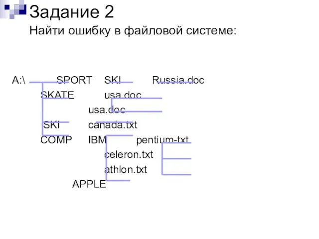 A:\ SPORT SKI Russia.doc SKATE usa.doc usa.doc SKI canada.txt COMP IBM pentium-txt