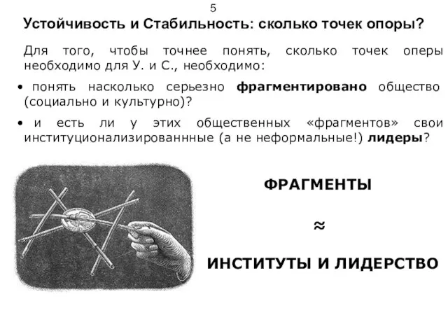 Устойчивость и Стабильность: сколько точек опоры? Для того, чтобы точнее понять, сколько