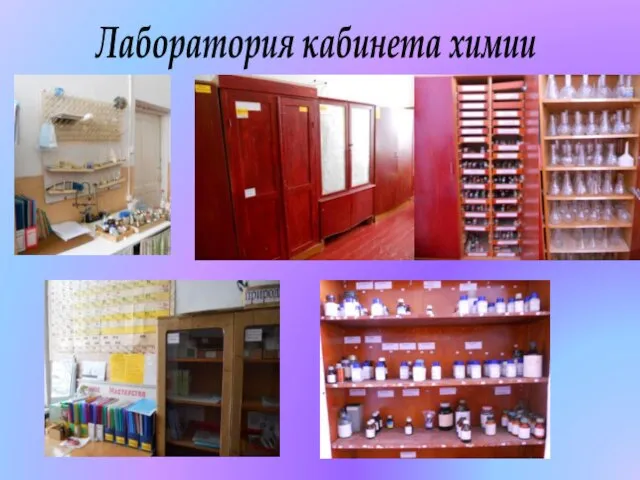 Лаборатория кабинета химии