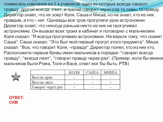 B6. Классный руководитель пожаловался директору, что у него в классе появилась компания