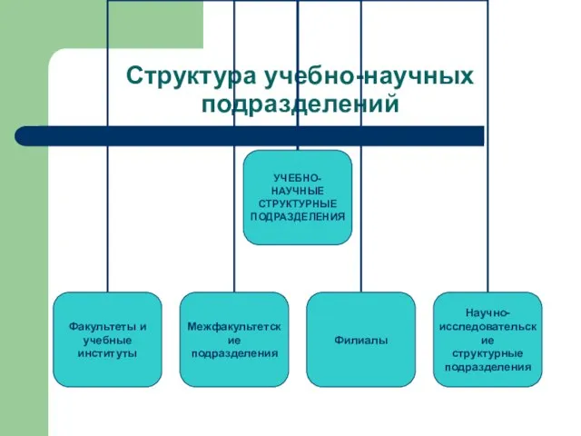 Структура учебно-научных подразделений