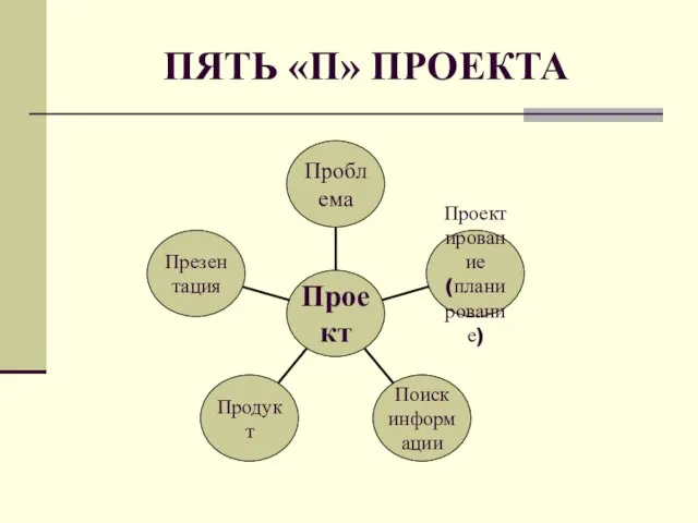 ПЯТЬ «П» ПРОЕКТА