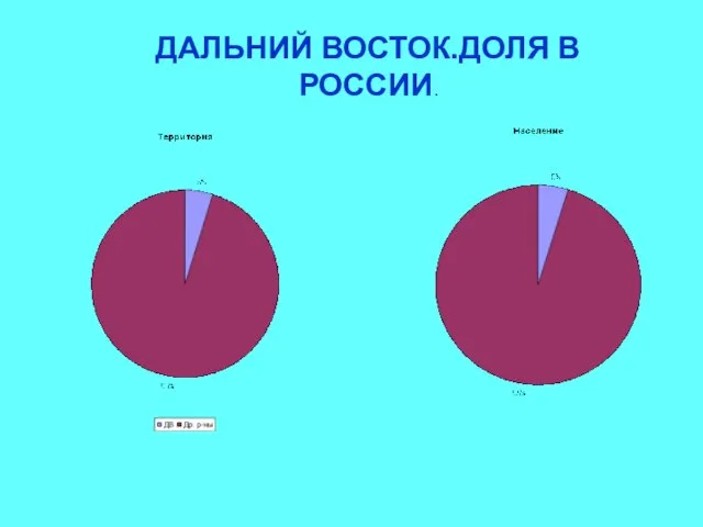 ДАЛЬНИЙ ВОСТОК.ДОЛЯ В РОССИИ.