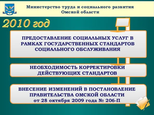 www.themegallery.com Company Name Министерство труда и социального развития Омской области 2010 год