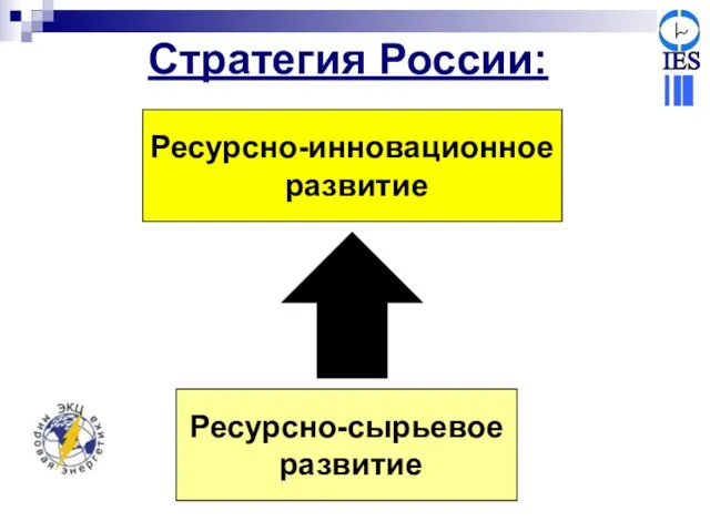 Стратегия России: Ресурсно-сырьевое развитие Ресурсно-инновационное развитие