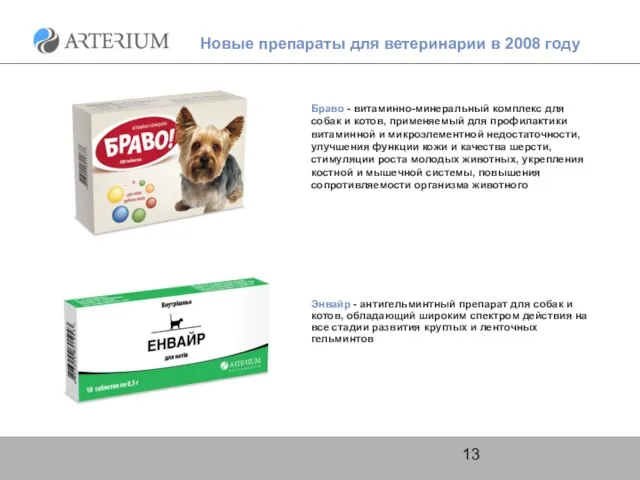 Новые препараты для ветеринарии в 2008 году Браво - витаминно-минеральный комплекс для