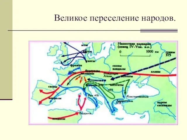 Великое переселение народов.