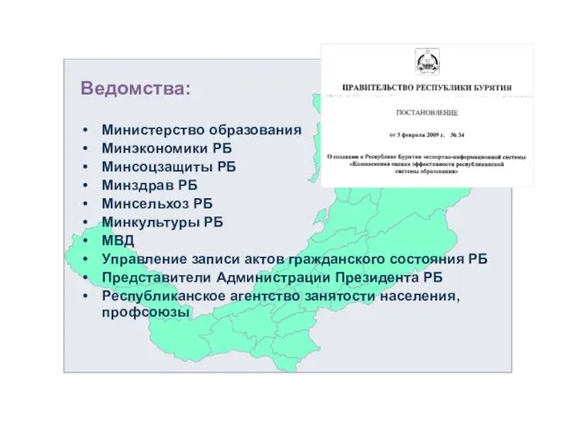 Ведомства: Министерство образования Минэкономики РБ Минсоцзащиты РБ Минздрав РБ Минсельхоз РБ Минкультуры