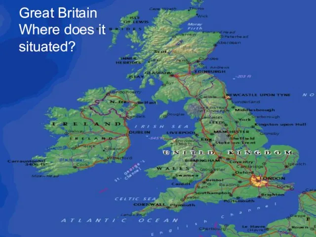 Great Britain Where does it situated?