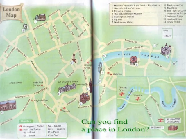 Can you find a place in London?