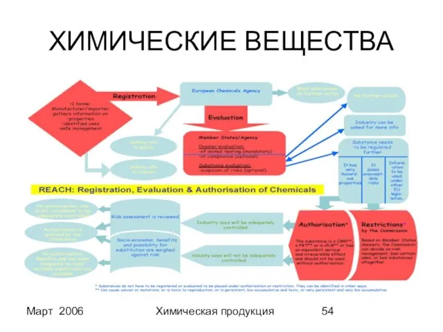 Март 2006 Химическая продукция ХИМИЧЕСКИЕ ВЕЩЕСТВА