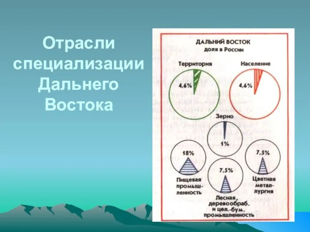 Отрасли специализации Дальнего Востока