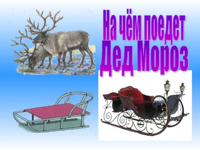 На чём поедет Дед Мороз