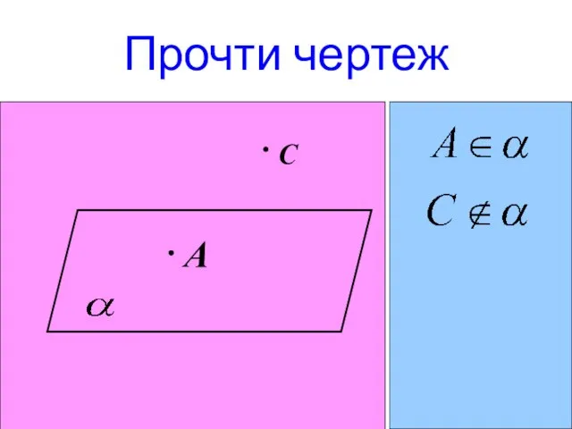 Прочти чертеж A С