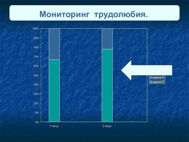 Работала над проектом«Нет неграмотеям!» Мониторинг трудолюбия.