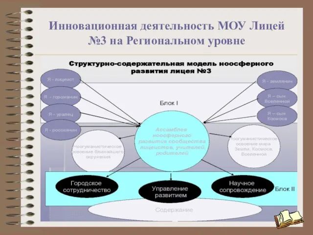 Инновационная деятельность МОУ Лицей №3 на Региональном уровне