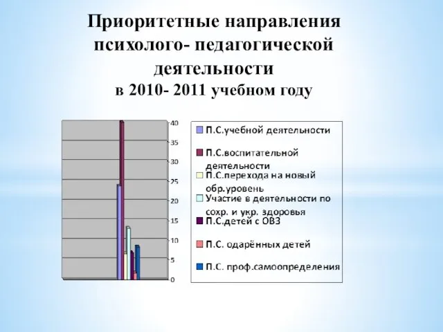 Какие задачи (направления деятельности) СПП МР явились приоритетными в деятельности за отчётный