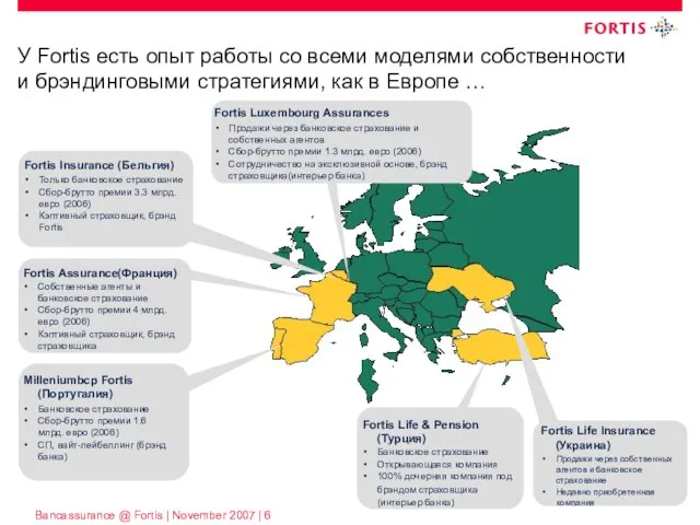 У Fortis есть опыт работы со всеми моделями собственности и брэндинговыми стратегиями,