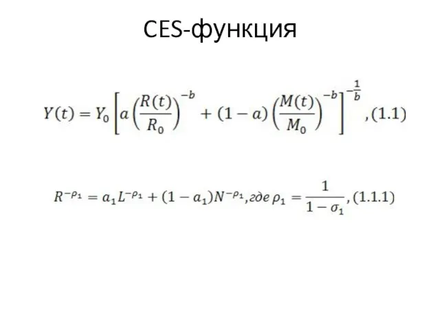 CES-функция