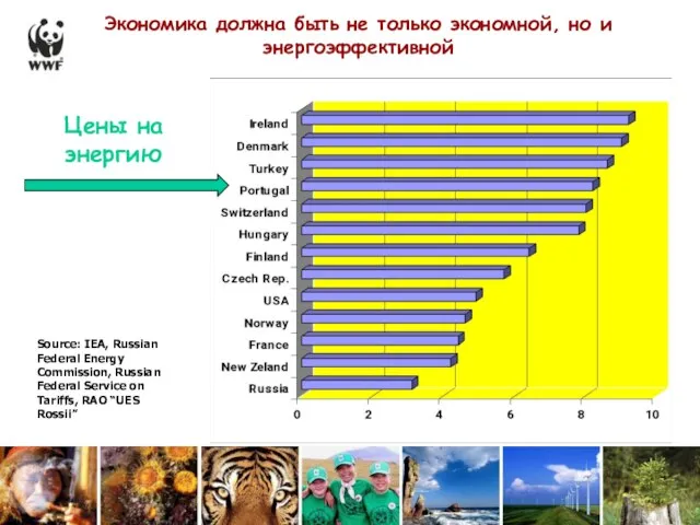 Экономика должна быть не только экономной, но и энергоэффективной Цены на энергию