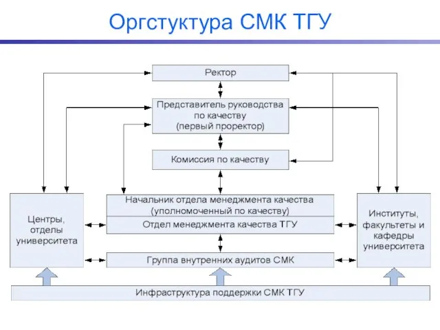 Оргстуктура СМК ТГУ