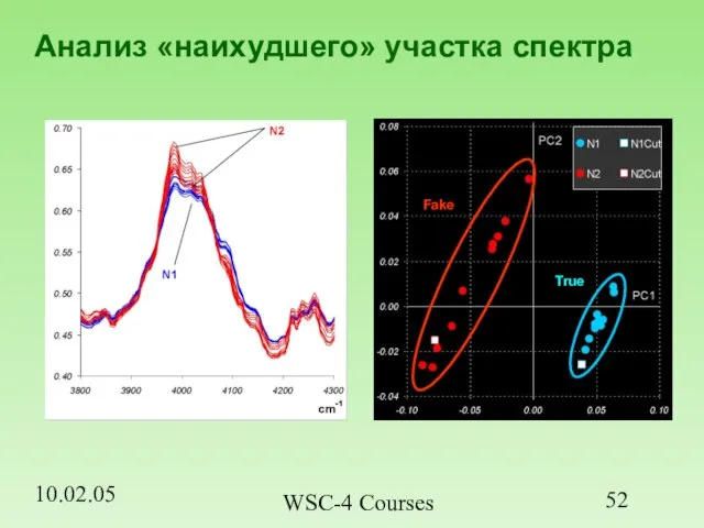 10.02.05 WSC-4 Courses Анализ «наихудшего» участка спектра